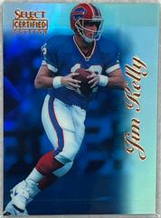Jim Kelly [Mirror Blue] #81 Football Cards 1996 Select Certified Prices