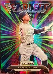 Aaron Judge [Lime Green Prizm] #FL-6 Baseball Cards 2022 Panini Prizm Fearless Prices