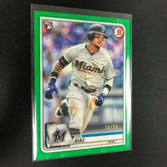 Isan Diaz [Green] #5 Baseball Cards 2020 Bowman Prices