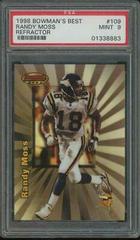 Randy Moss [Refractor] Football Cards 1998 Bowman's Best Prices