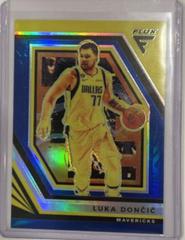 Luka Doncic [Blue] #105 Basketball Cards 2022 Panini Flux Prices