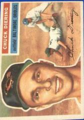 Chuck Diering [White Back] #19 Baseball Cards 1956 Topps Prices