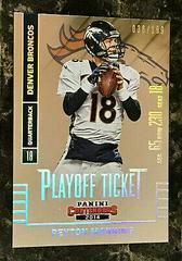 Peyton Manning [Playoff Ticket] #15 Football Cards 2014 Panini Contenders Prices