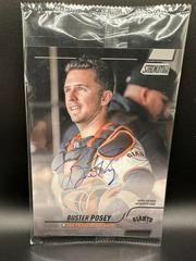 Buster Posey #OBA-BP Baseball Cards 2022 Stadium Club Oversized Box Topper Autograph Prices