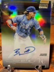 Bobby Witt Jr. [Gold] #SCCUA-BW Baseball Cards 2022 Stadium Club Chrome Autographs Prices