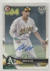 Nick Allen [Autograph] #TH-NA Baseball Cards 2018 Topps Holiday Bowman Prices