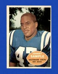 Johnny Sample #9 Football Cards 1960 Topps Prices