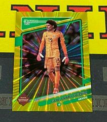 Guillermo Ochoa [Gold Laser] Soccer Cards 2021 Panini Donruss Road to Qatar Prices