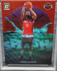 James Harden [Red Wave] Basketball Cards 2019 Panini Donruss Optic Splash Prices