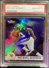 Michael Bennett Football Cards 2001 Topps Finest Prices