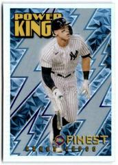Aaron Judge #PK-13 Baseball Cards 2022 Topps Finest Flashback Power Kings Prices