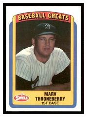 Marv Throneberry #77 Baseball Cards 1990 Swell Greats Prices