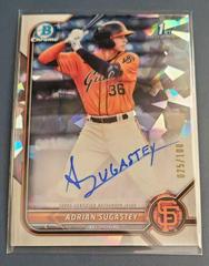 Adrian Sugastey [Atomic Refractor] #CPA-AS Baseball Cards 2022 Bowman Chrome Prospect Autographs Prices