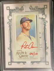 Pete Alonso [Red Ink] #MA-PA Baseball Cards 2020 Topps Allen & Ginter Mini Autographs Prices