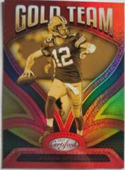 Aaron Rodgers [Red] #GT-8 Football Cards 2022 Panini Certified Gold Team Prices