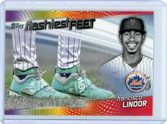 Francisco Lindor #FF-8 Baseball Cards 2022 Topps Flashiest Feet Prices