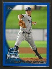 Matt Moore [Blue] #372 Baseball Cards 2010 Topps Pro Debut Prices
