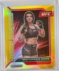Mackenzie Dern [Gold] Ufc Cards 2022 Panini Prizm UFC Bonus Machines Prices