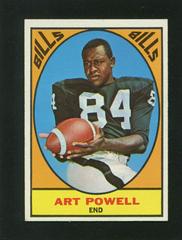 Art Powell #17 Football Cards 1967 Topps Prices