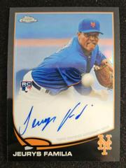 Jeurys Familia [Black Refractor] #59 Baseball Cards 2013 Topps Chrome Rookie Autograph Prices