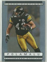 Troy Polamalu #109 Football Cards 2009 Topps Platinum Prices