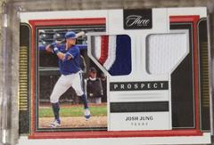 Josh Jung [Gold] #PDJ-JJ Baseball Cards 2022 Panini Three and Two Prospect Dual Jerseys Prices