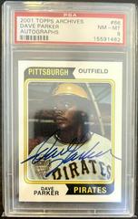 Dave Parker #66 Baseball Cards 2001 Topps Archives Autographs Prices