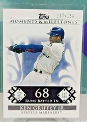 Ken Griffey Jr. [137 Hits] Baseball Cards 2007 Topps Moments & Milestones Prices