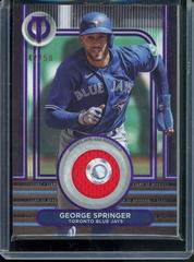 George Springer [Purple] #SOA-GS Baseball Cards 2024 Topps Tribute Stamp of Approval Prices