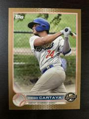 Diego Cartaya [Gold] #PD-94 Baseball Cards 2022 Topps Pro Debut Prices