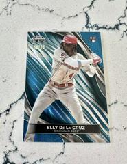 Elly De La Cruz [Blue Wave Refractor] #17 Baseball Cards 2024 Topps Chrome Black Prices