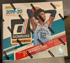 Hobby Box Basketball Cards 2019 Panini Donruss Prices