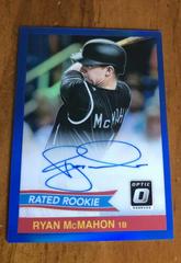 Ryan McMahon [Blue] Baseball Cards 2018 Panini Donruss Optic Rated Rookie Retro 1984 Signatures Prices