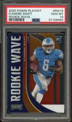 D'Andre Swift #RW15 Football Cards 2020 Panini Playoff Rookie Wave Prices
