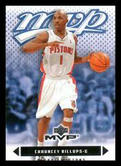 Chauncey Billups #41 Basketball Cards 2003 Upper Deck MVP Prices