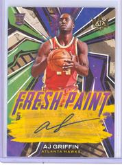 AJ Griffin #FP-AJG Basketball Cards 2022 Panini Court Kings Fresh Paint Autographs Prices