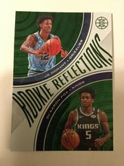 De'Aaron Fox, Ja Morant [Emerald] Basketball Cards 2019 Panini Illusions Rookie Reflections Prices
