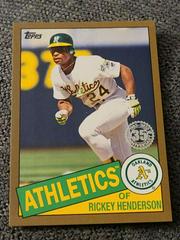 Rickey Henderson [Gold] #85-77 Baseball Cards 2020 Topps 1985 35th Anniversary Prices