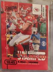 Travis Kelce [Purple] #TS-4 Football Cards 2022 Panini Prestige Time Stamped Prices