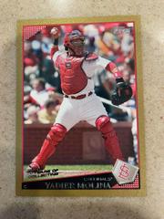 Yadier Molina [Gold] #172 Baseball Cards 2009 Topps Prices