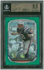Tom Brady [Silver Ice Green] #50 Football Cards 2013 Bowman Prices