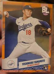 Yoshinobu Yamamoto [Electric Orange Foil] Baseball Cards 2024 Topps Big League Baseball Prices