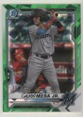 Victor Mesa Jr. [Green] Baseball Cards 2021 Bowman Draft Sapphire Prices
