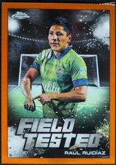 Raul Ruidiaz [Orange] #FT-18 Soccer Cards 2022 Topps Chrome MLS Field Tested Prices