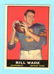 Bill Wade Football Cards 1961 Topps Prices