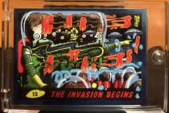 The Invasion Begins  [Blue] #12 Garbage Pail Kids Topps x Ermsy Prices