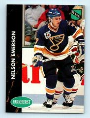 Nelson Emerson #151 Hockey Cards 1991 Parkhurst Prices