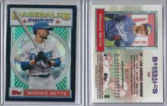 Mookie Betts [Black Refractor] #39 Baseball Cards 2020 Topps Finest Flashbacks Prices