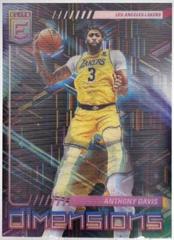 Anthony Davis #9 Basketball Cards 2022 Panini Donruss Elite Dimensions Prices