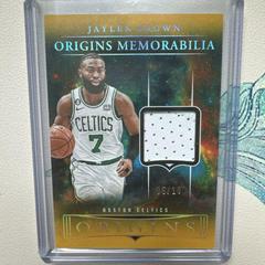 Jaylen Brown [Gold] #16 Basketball Cards 2023 Panini Origins Memorabilia Prices